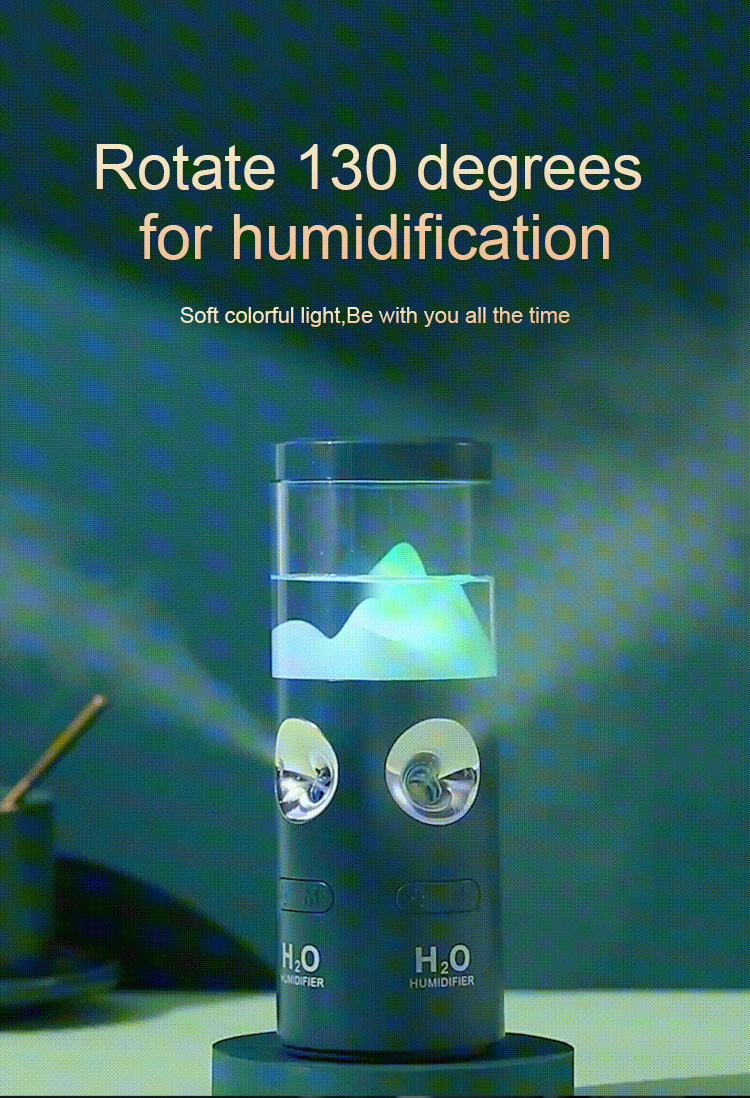 Air Humidifier WX515（220ml）, Automatic rotary humidifier, Automatic