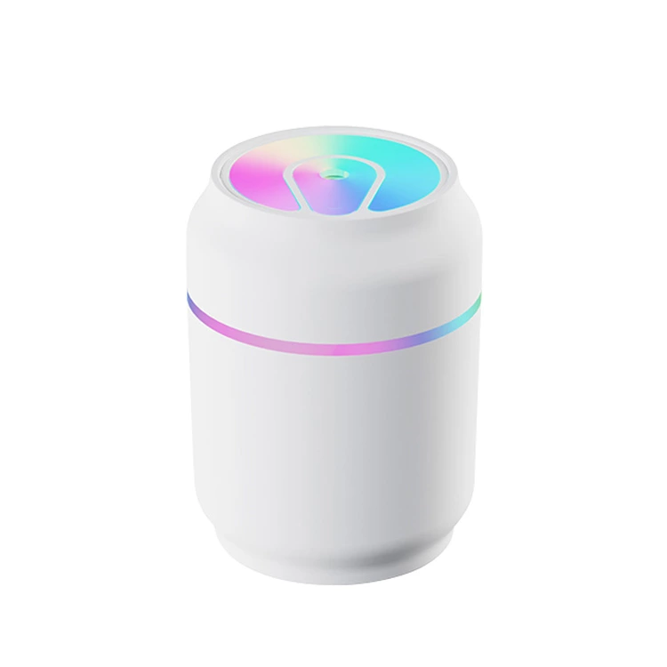 KC-H101 Mini Can-Shaped Humidifier with Color-Changing Night Light