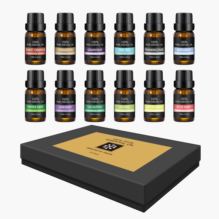 TOP 12 10ml Pure Essential Oil Set NO.:EO12