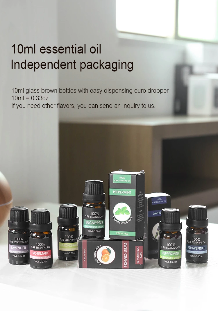 TOP 6 10ml Pure Essential Oil Set NO.：EO06