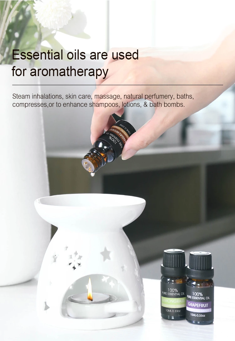 TOP 6 10ml Pure Essential Oil Set NO.：EO06