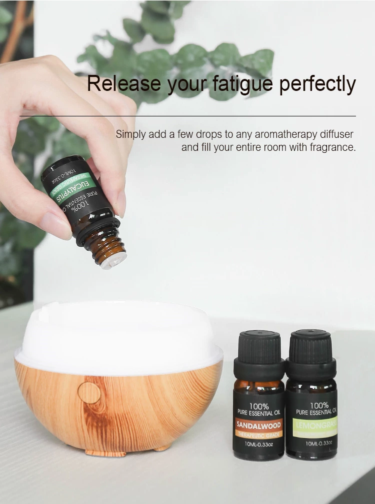 TOP 6 10ml Pure Essential Oil Set NO.：EO06