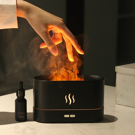 Aroma Diffuser DQ-701（180ml）, flame diffuser, oil diffuser, fire aroma  diffuser