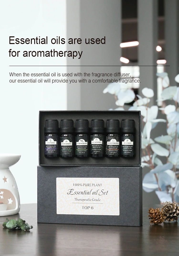 TOP 6 10ml Pure Essential Oil NO.:EOS006