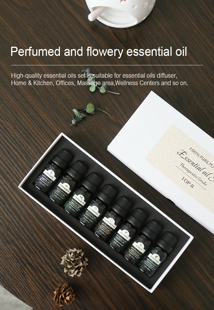 TOP 8 10ml Pure Essential Oil NO.:EOS008