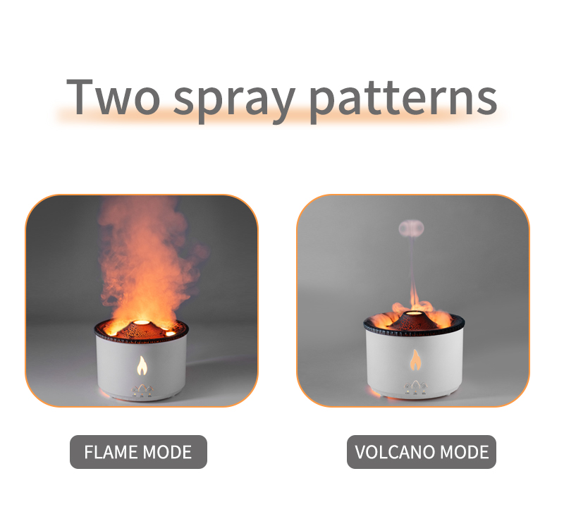 Volcano Jellyfish Aroma Diffuser V19 (360ml), Volcano flame diffuser