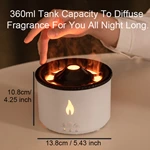 V19 Jellyfish Fountain Humidifier and Aroma Diffuser with Dual-Mode Mist Output