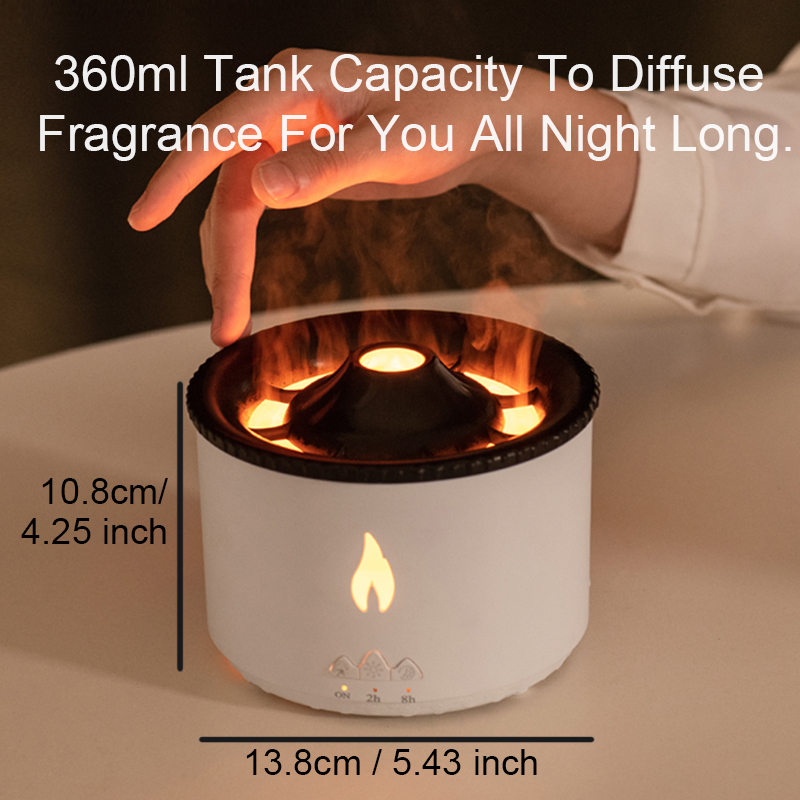 Volcano Jellyfish Aroma Diffuser V19 (360ml), Volcano flame diffuser