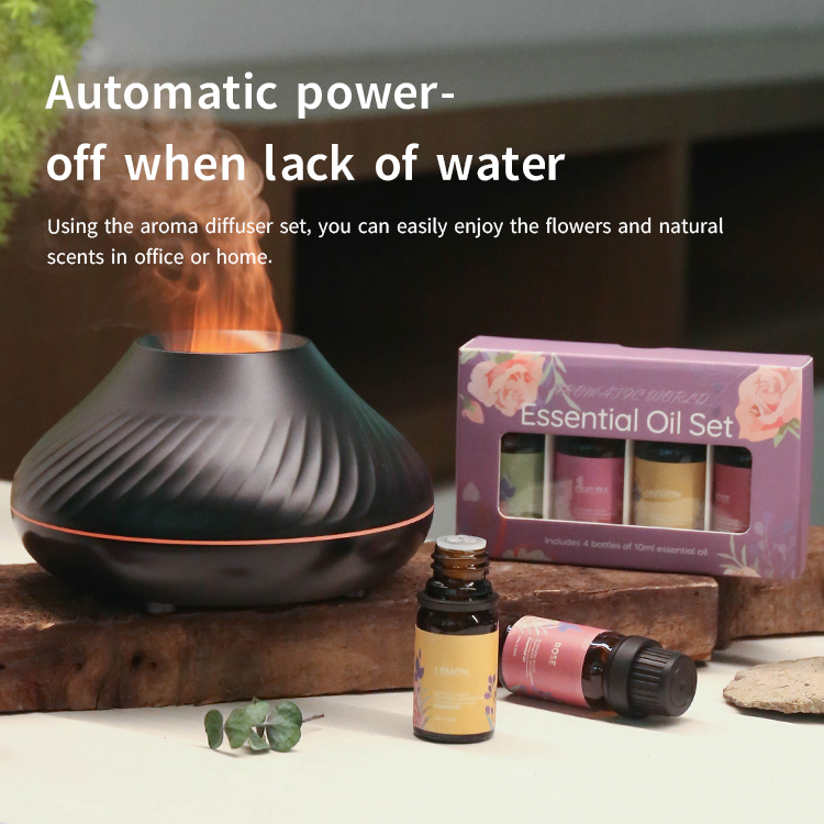 Volcano Aroma Diffuser With Essential Oil DQ705 Set, Volcano aroma