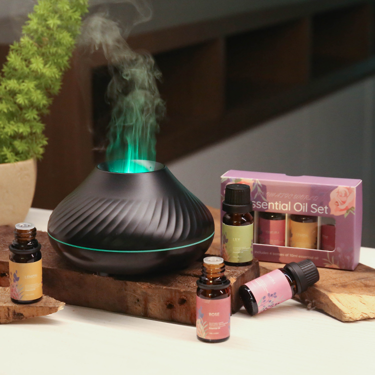Volcano Aroma Diffuser With Essential Oil DQ705 Set, Volcano aroma