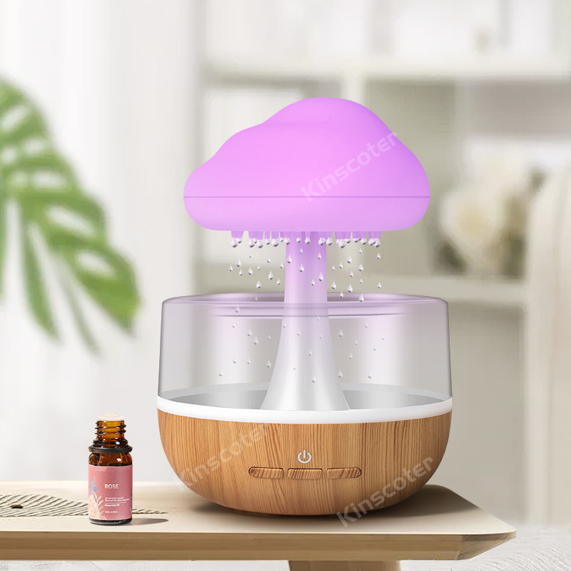 Rain Cloud Aroma diffuser KC024(600ml), Desktop rain cloud Humidifier, Aroma diffuser, Aroma