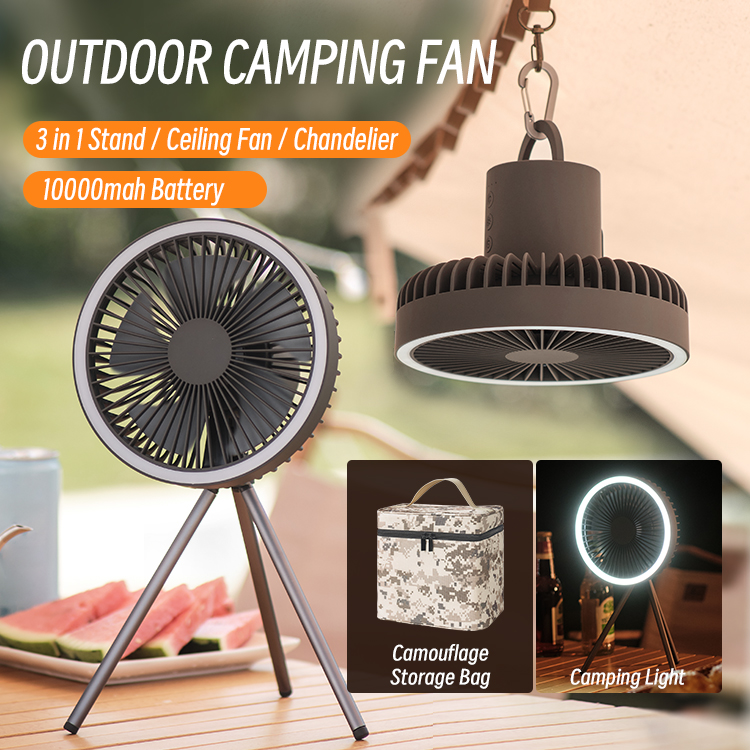 Camping fan come with a free delicate camping bag
