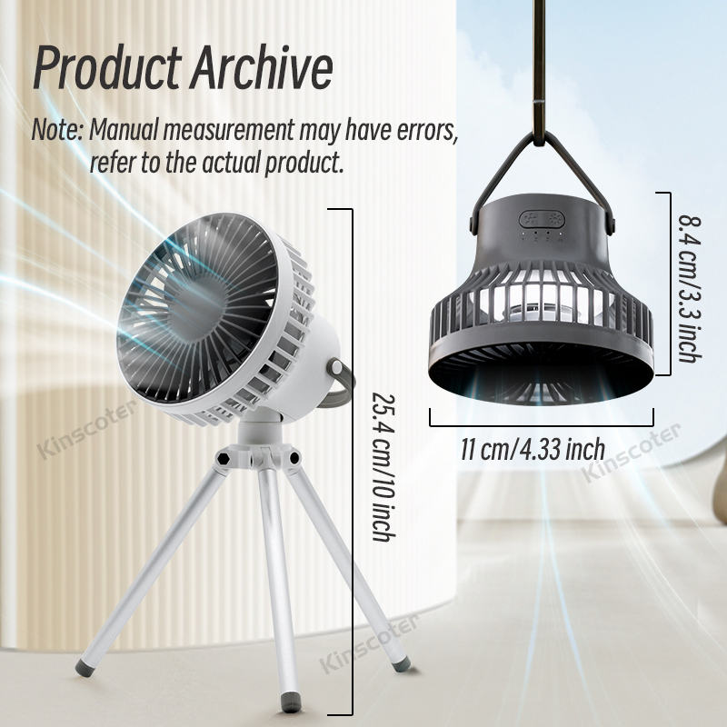 Misting Fan Portable Camping Fan 42800mAh Rechargeable With