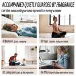 V19 Jellyfish Fountain Humidifier and Aroma Diffuser with Dual-Mode Mist Output