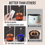 V19 Jellyfish Fountain Humidifier and Aroma Diffuser with Dual-Mode Mist Output