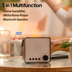 KC-D706 Simulated Flame Aromatherapy Diffuser (White Noise Player & Bluetooth Speaker)