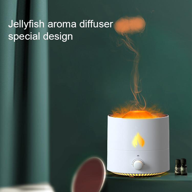 Jellyfish Flame Diffuser V8, Flame aroma diffuser, Essential Oil