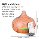 KC-D222 550 mL Humidifier with Timed Mist Modes and RGB Ambient Light