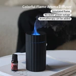 A1 Flame-Effect Aroma Diffuser with Ambient Lighting