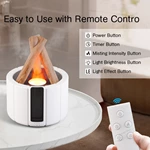 H9 Humidifier and Aroma Diffuser with Remote Control and Flame Effect
