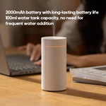 KC-D713 Cordless Car Aroma Diffuser with Flame and Color-Changing LED Light