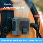 KC-F222  Rechargeable Outdoor Waist Fan with Power Bank