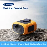 KC-F222  Rechargeable Outdoor Waist Fan with Power Bank