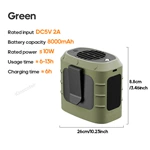 KC-F222  Rechargeable Outdoor Waist Fan with Power Bank