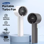KC-F237 Handheld High-Speed Fan with Digital Display