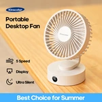 KC-F231 Quiet Desktop Fan with Digital Display