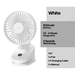 KC-F232 Clip-on Desktop Fan with Digital Display