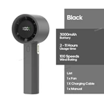 KC-F237 Handheld High-Speed Fan with Digital Display