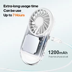 KC-F235 Mini Handheld Fan with Night Light
