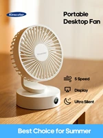 KC-F231 Quiet Desktop Fan with Digital Display