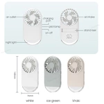 KC-F235 Mini Handheld Fan with Night Light