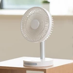 KC-F228 Rechargeable Silent Desk Fan with Night Light and Adjustable Tilt