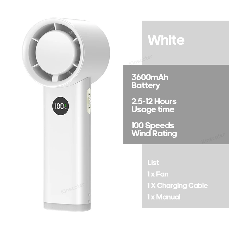 KC-F229 Handheld High-Speed Fan with Night Light