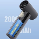 KC-F255 High-Power Turbo Fan with 100-Step Speed Control