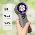 KC-F229A Handheld Cooling Fan with 100-Step Speed Control and Active Cooling Function