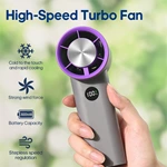 KC-F229A Handheld Cooling Fan with 100-Step Speed Control and Active Cooling Function