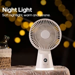 KC-F226 Rechargeable Silent Desk Fan with Sleek Design