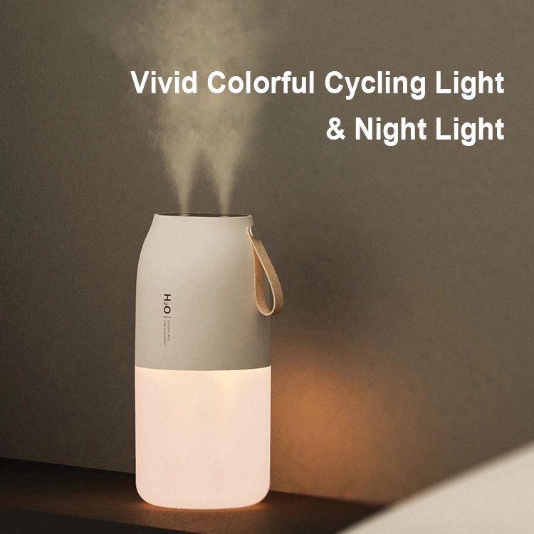 Double the Hydration, Double the Comfort: the Mini Dual-Spray Humidifier for All Your Needs