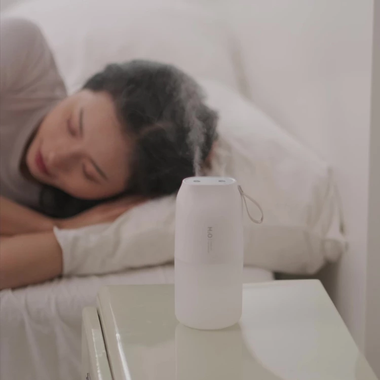 Double the Hydration, Double the Comfort: the Mini Dual-Spray Humidifier for All Your Needs