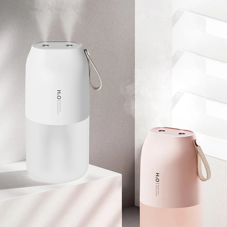 Double the Hydration, Double the Comfort: the Mini Dual-Spray Humidifier for All Your Needs