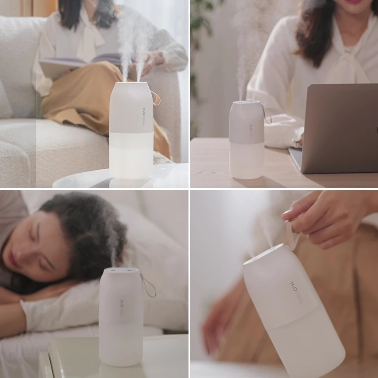 Double the Hydration, Double the Comfort: the Mini Dual-Spray Humidifier for All Your Needs