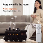 V61 Train-Shaped Humidifier and Aroma Diffuser with Remote Control
