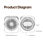 Kinscoter Series Quiet Desktop Fan DQ-257 Photo | Chaozhou Tongheng Technology Co.,Ltd. (Since 2001)