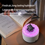 V76 Flame-Effect Humidifier and Aroma Diffuser with Jellyfish Spray and Remote Control
