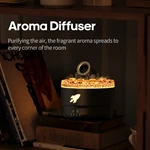 V76 Flame-Effect Humidifier and Aroma Diffuser with Jellyfish Spray and Remote Control