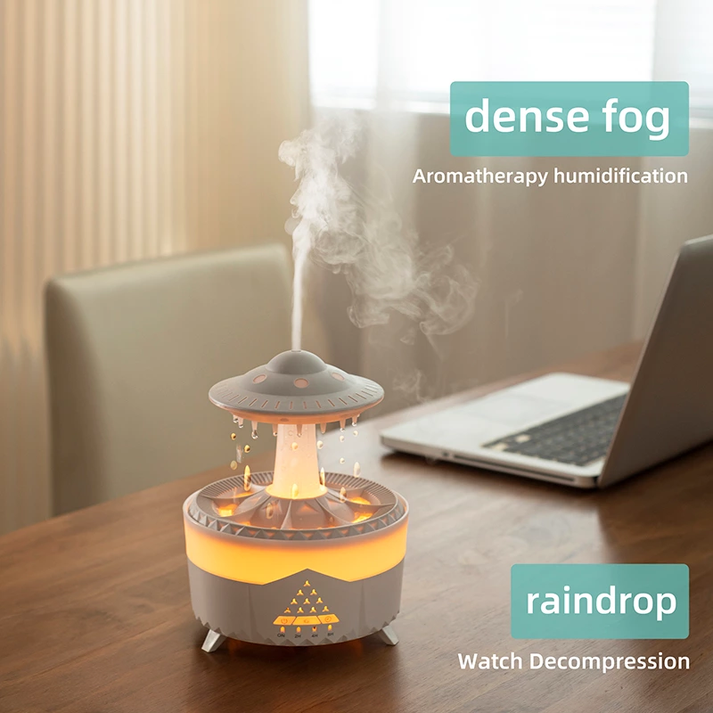 Revolutionize Your Space with the UFO Raindrop Aroma Diffuser